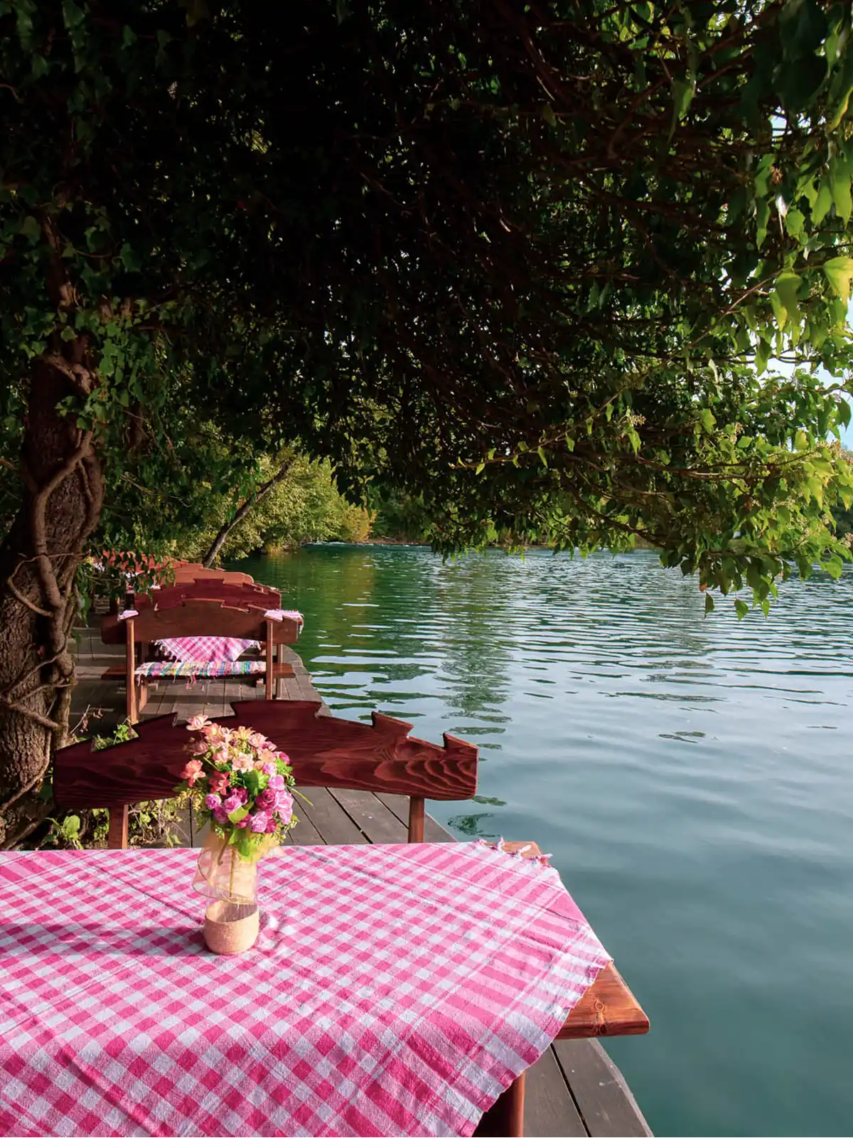 Schwimmende Terrassen